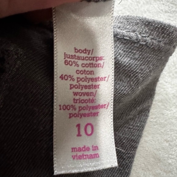 Justice Gray and Pink Short Sleeve Tee Paris Graphic - Picture 5 of 5